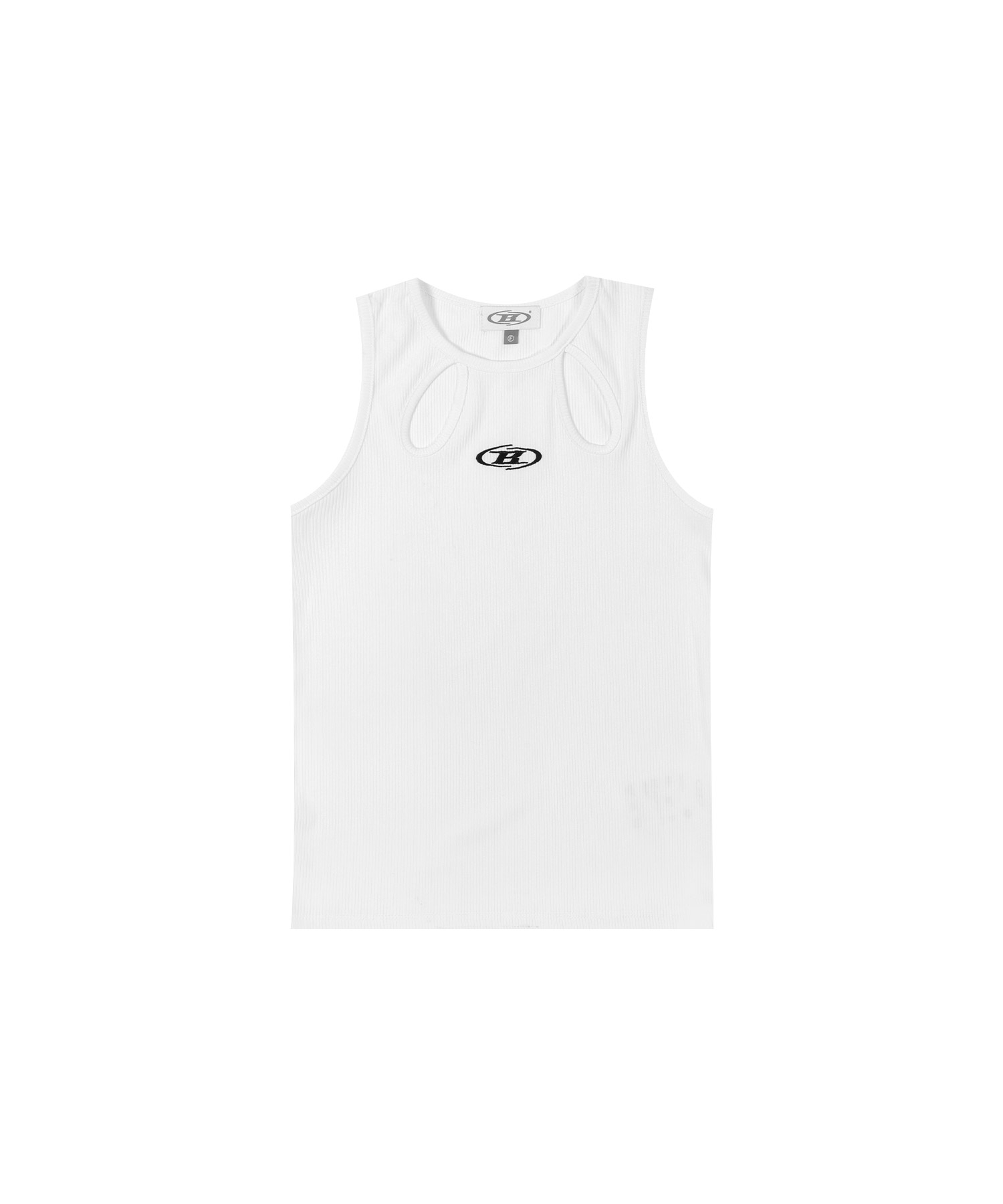 CUT-OUT TANK TOP [IVORY]