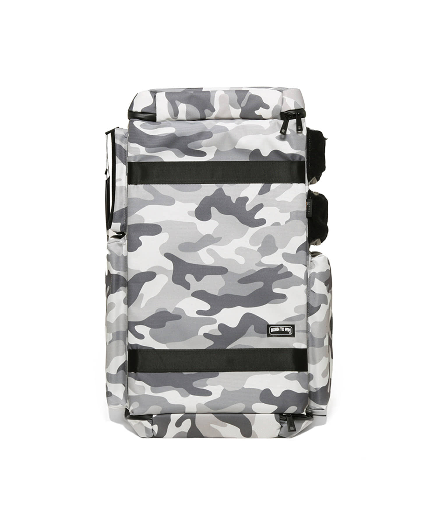 B4 BACKPACK &amp; DUFFLE BAG PATCH VER [GREY CAMO]