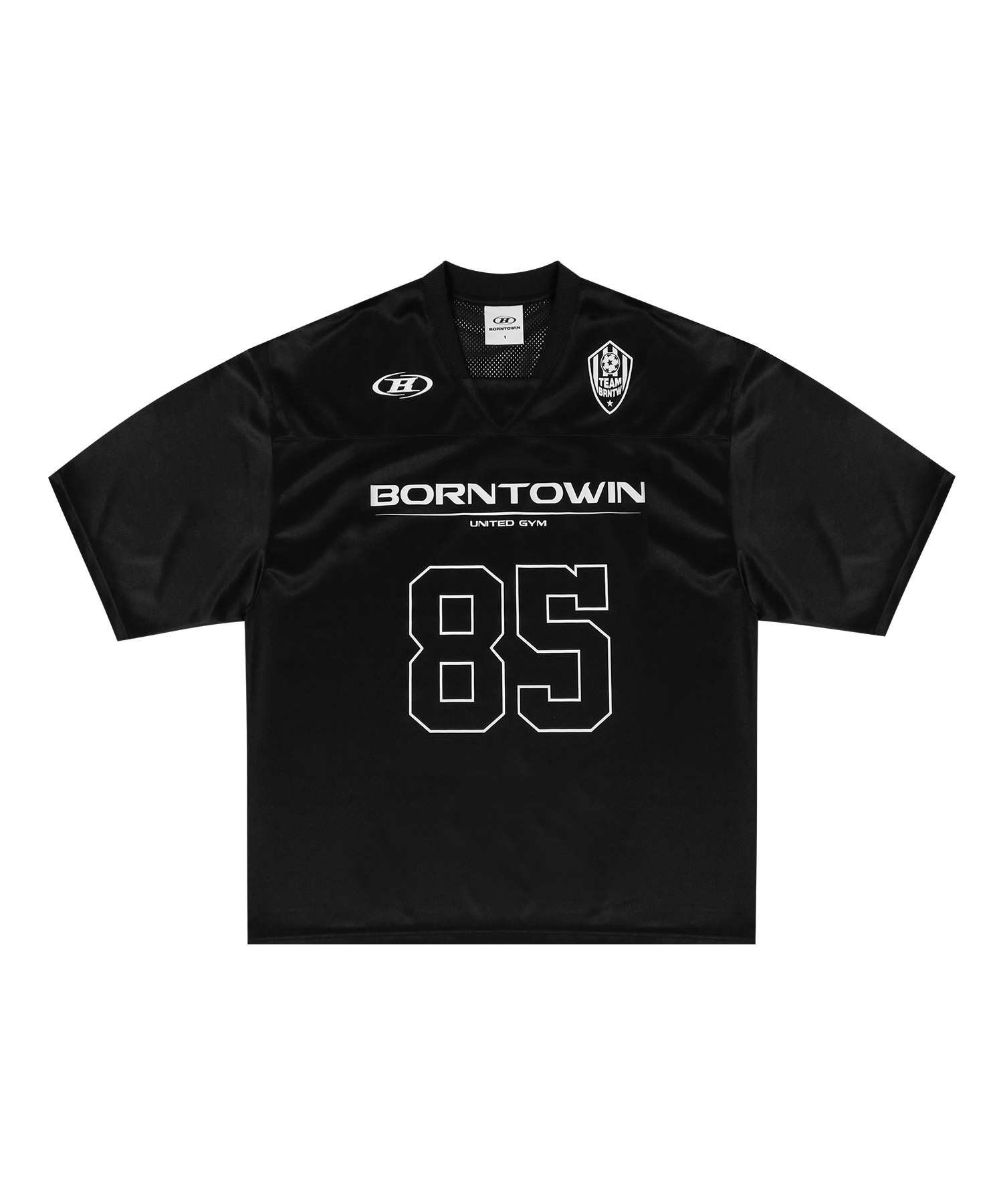 85 RUGBY JERSEY T-SHIRTS [BLACK]
