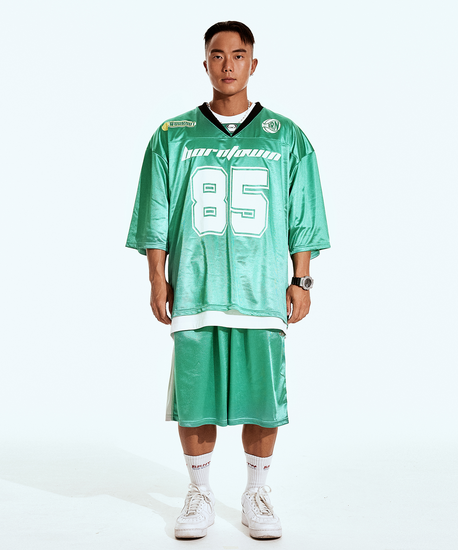 MESH RUGBY JERSEY [GREEN]