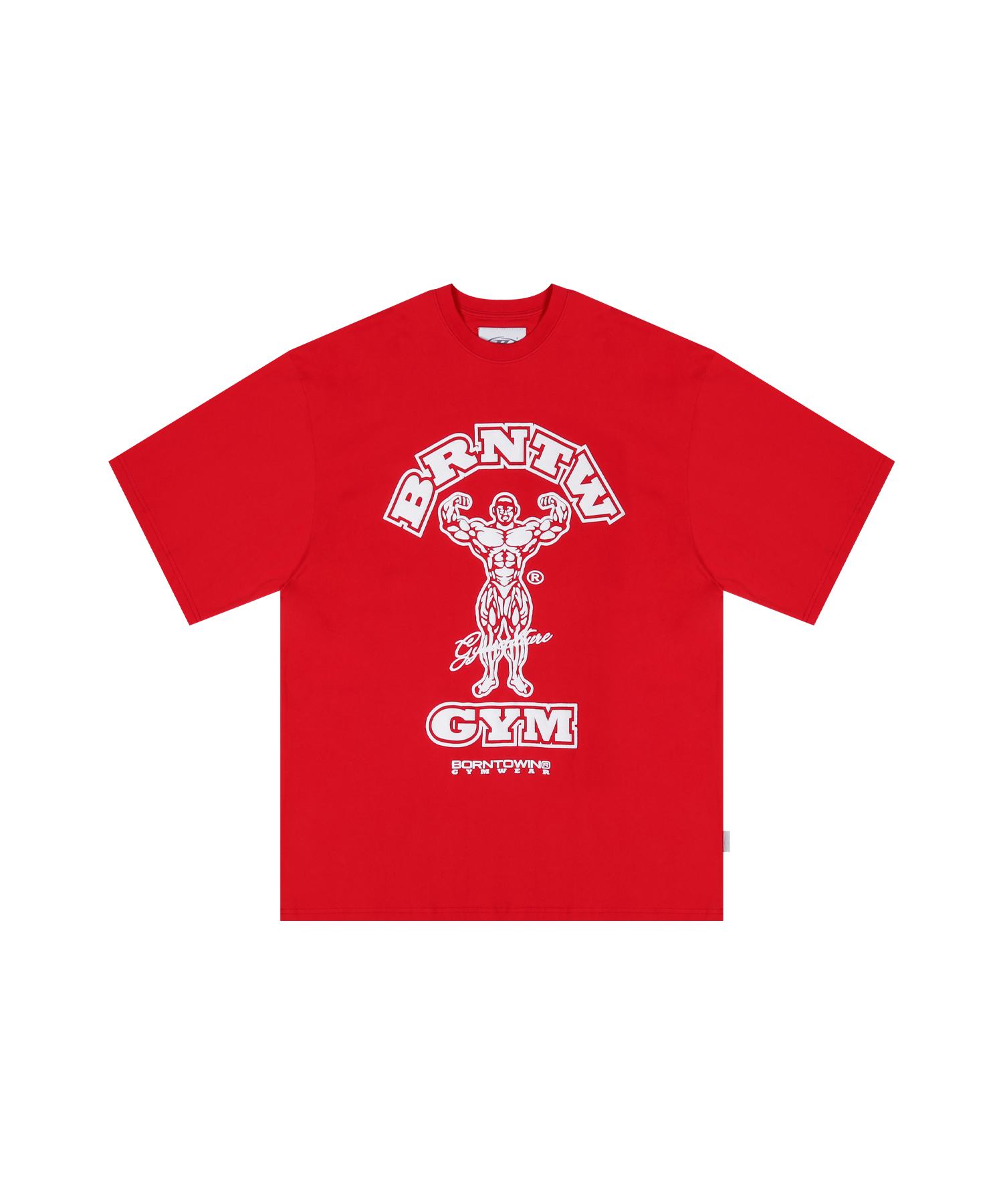 RAISEBORN OVER FIT T-SHIRTS [RED]